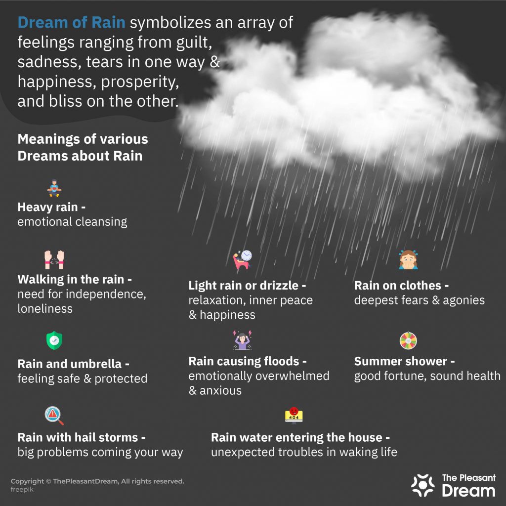 Dream Of Rain - ¿Significa contar tus bendiciones y avanzar hacia el crecimiento?