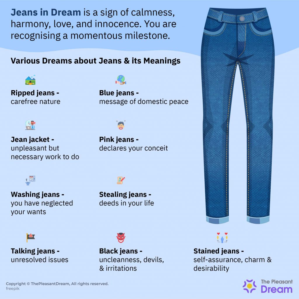 Jeans en sueño: ¿qué transporta la prenda?