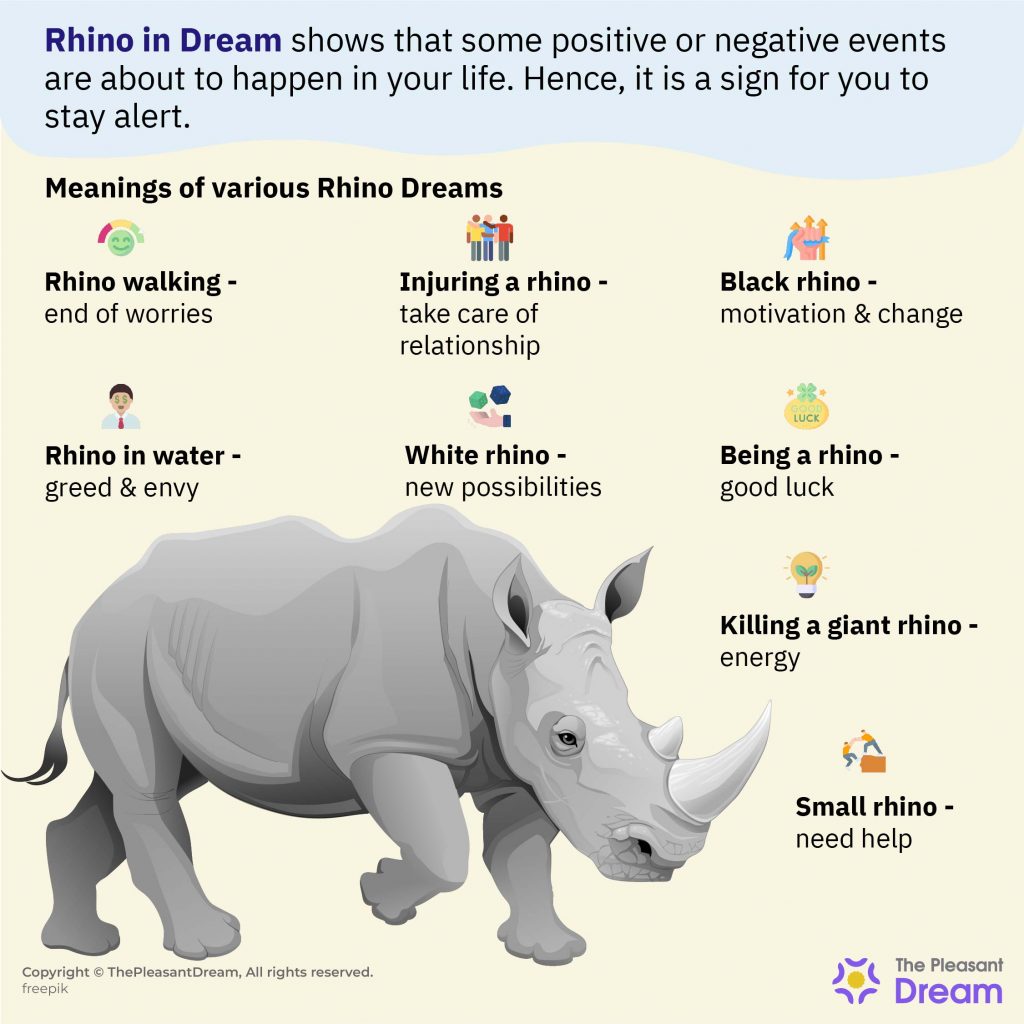 Significado de soñar con rinoceronte - ¡Más de 20 significados e interpretaciones!