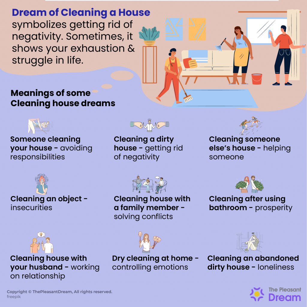 Soñar con limpiar la casa: ¿indica negatividad de limpieza?