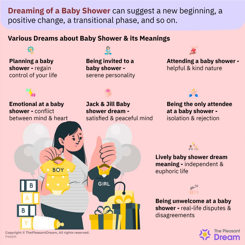 Soñar con tener un baby shower