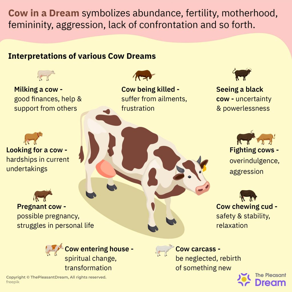 Vaca en sueño: decodificación de escenarios y sus interpretaciones