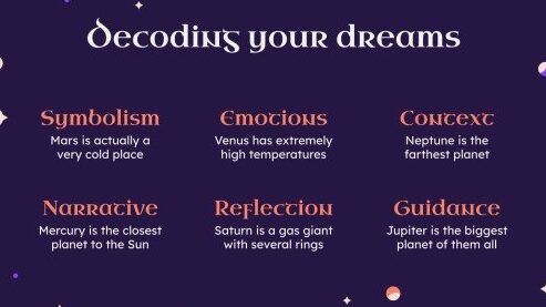 Significados de los sueños |