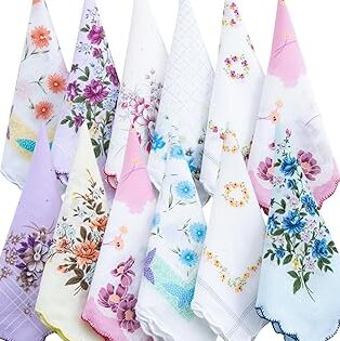 La cierre Pañuelos de mujer 100% algodón Estampado floral...